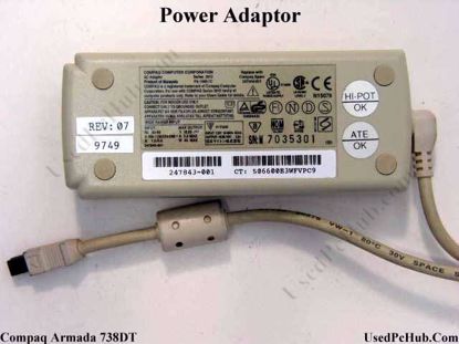 Picture of Compaq Armada 7350MT AC Adapter- Laptop