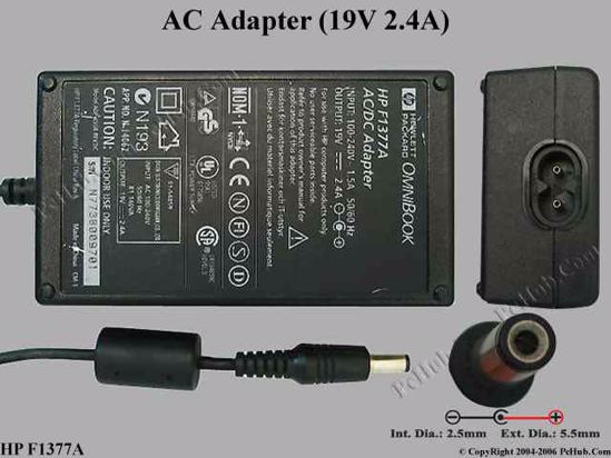 HP 200 W Smart AC Adaptateur 4,5 mm : : Informatique
