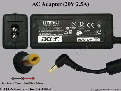 PA-1500-01, Acer P/N: 25.10068.401