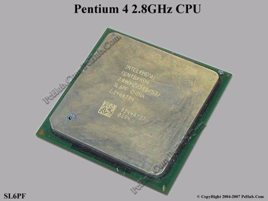 verdwijnen schade amateur Intel® Pentium® 4 Processor 2.80 GHz SL6PF Intel SL6PF Pentium 4 - 2.8GHz  CPU (Old Type). PcHub.com - Laptop parts , Laptop spares , Server parts &  Automation