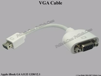 Picture of Apple iBook G4 A1133 1330/12.1 Various Item VGA Cable