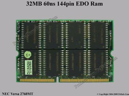 Picture of NEC Versa 2760MT Laptop EDO RAM 32MB
