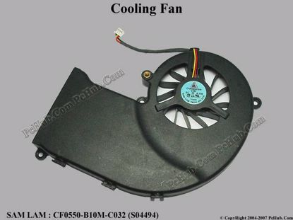 Picture of SAM LAM CF0550-B10M-C032 Cooling Fan  (S04494), DC5V 0.35A