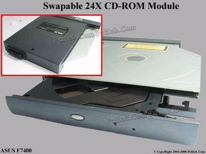 Picture of ASUS F7400 CD-ROM - Swapable  24X TEAC