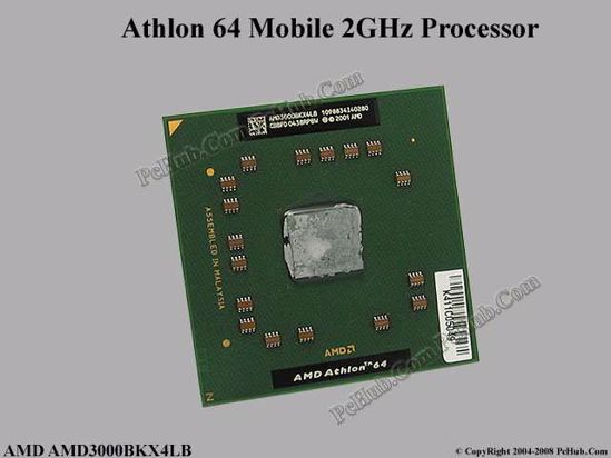 AMD3000BKX4LB , 3000+MHz (rated), 2000MHz (real)