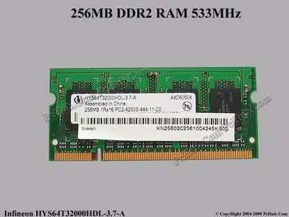 HYS64T32000HDL-3.7-A , ACER P/N: KN.25602.023 KN25