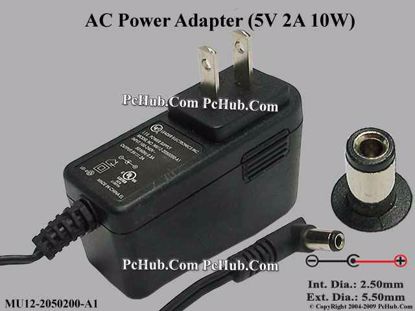 Leader Electronics Inc. MU12-2050200-A1 5V 2A Power Supply