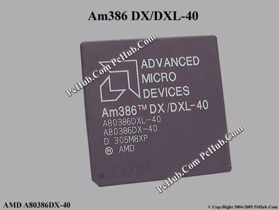 AMD A80386DX-40, A80386DXL-40