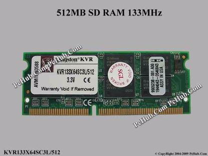 PC133 OFFTEK 256MB Replacement RAM Memory for Toshiba Satellite 3005-S403 Laptop Memory 