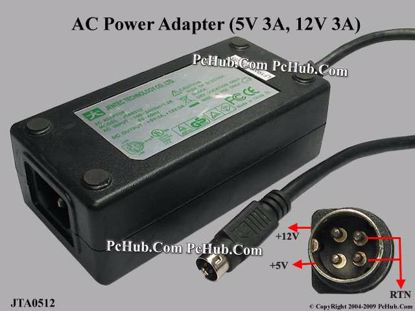12V 5V LACIE 710200 ACU057A-0512 Power Supplu Cord AC ADAPTER CHARGER 