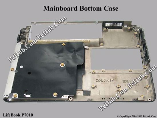 Picture of Fujitsu LifeBook P7010 MainBoard - Bottom Casing Black Color
