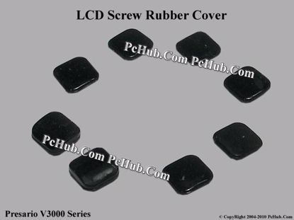 Picture of Compaq Presario V3000 Series Various Item LCD Screw Rubber Cover