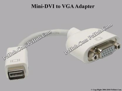 Picture of Apple MacBook Series Various Item Mini-DVI to VGA Adapter