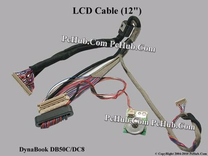 Picture of Toshiba DynaBook DB50C/DC8 LCD Cable (12") .