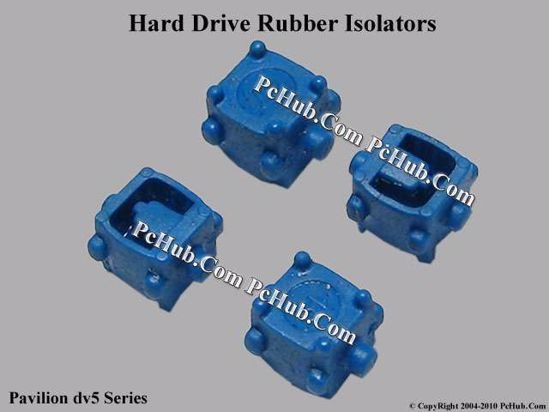 Picture of HP Pavilion dv5 Series Various Item HDD Rubber Isolators X 4, Blue