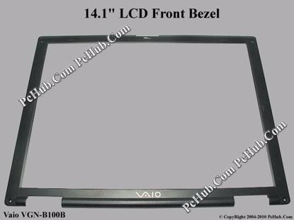 Picture of Sony Vaio VGN-B100B LCD Front Bezel 14.1"