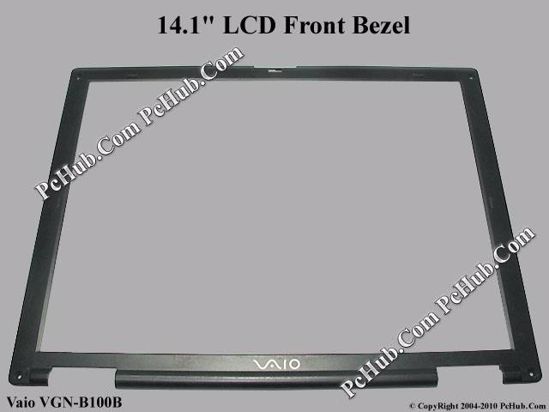 Picture of Sony Vaio VGN-B100B LCD Front Bezel 14.1"