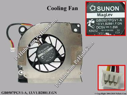 DC5V 0.5A bare fan, 0C169M, C169M, DFS531205M30T, F8H3, 23.10264 