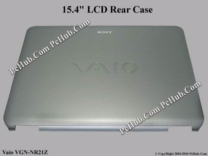 Picture of Sony Vaio VGN-NR Series LCD Rear Case 15.4" Wide, Silver