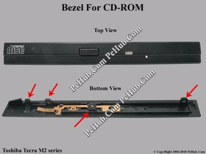 Picture of Toshiba Tecra M2 series CD-ROM - Bezel .