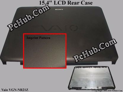 Picture of Sony Vaio VGN-NR Series LCD Rear Case 15.4", Brown