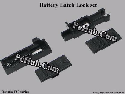 Picture of Toshiba Qosmio F50 series Various Item Battery Latch Lock set