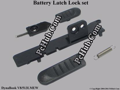 Picture of Toshiba DynaBook V8/513LMEW Various Item Battery Latch Lock set
