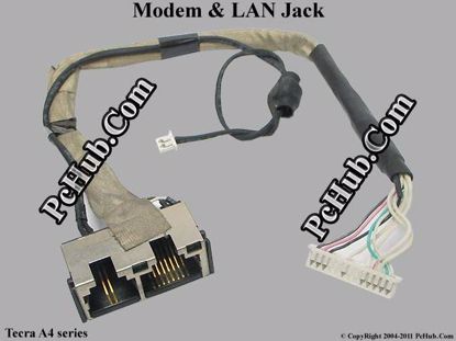 Picture of Toshiba Tecra A4 series Various Item Modem & Lan Jack