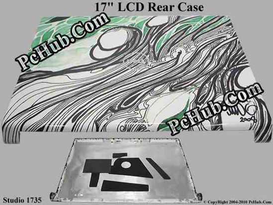 Picture of Dell Studio 1735 LCD Rear Case 17" LCD Rear Case (Mike Ming - Seaweed)