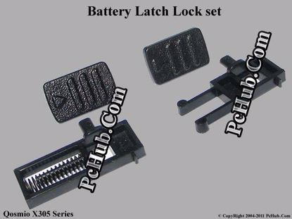 Picture of Toshiba Qosmio X305 Series Various Item Battery Latch Lock set