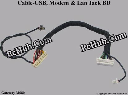 Picture of Gateway M680 Various Item Cable-USB, Modem & Lan Jack BD