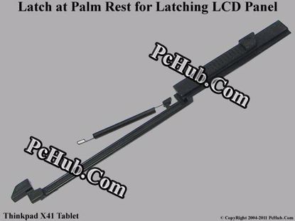 Picture of IBM Thinkpad X41 Tablet Various Item Latch at Palm Rest