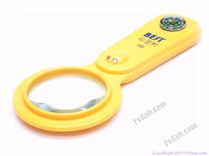  3pcs Folding Magnifying Glass magnifiers 100x Magnifying Glass  for trichomes Magnify Glass Magnifying Glasses with Light magnafining Glass  Magnifying Lens Key Chain abs Frame Coin : Health & Household