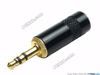 69874- Stereo. Gold / Black Alloy Handle