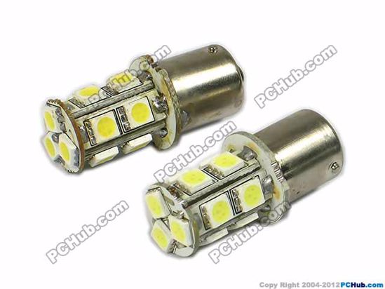 13 LED 24 Volt AC 2.6 Watt 360 Degree BA15S LED Bulb - Automotive