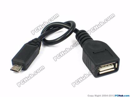 76205- USB A Female to Micro USB 5 Pin Male Cable