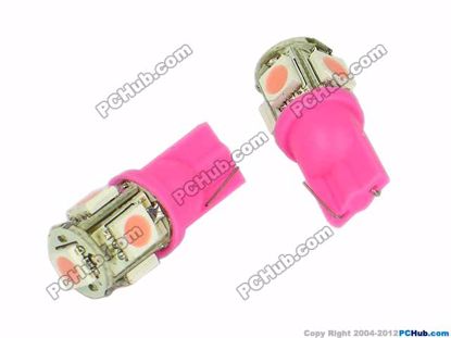 76805- Wedge. 5 x 5050 SMD Pink LED