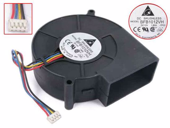 FAN-0038L4 Supermicro Delta BFB1012HH Brushless Blower Fan 97mm 4 Pin 3200RPM 