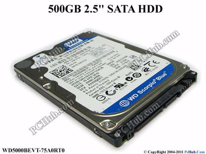 WD5000BEVT-75A0RT0, WD5000BEVT