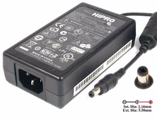 Replacement for HIPRO AC ADAPTER HP-A0501R3D1 12V 4.16A 50W Power Supply