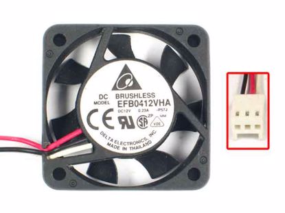 huayu for Delta EFB0412MA 4010 12V 0.09A 4CM Dual Ball Cooling Fan 