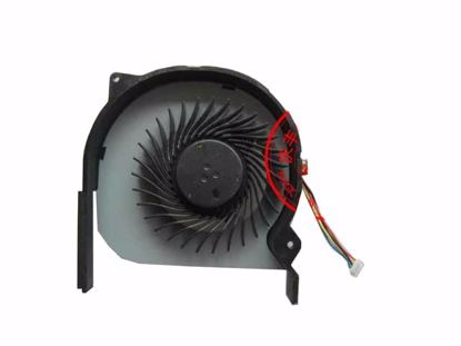 Picture of Delta Electronics KSB06105HC Cooling Fan  -AL80, w55xx4, 5V, Bare fan