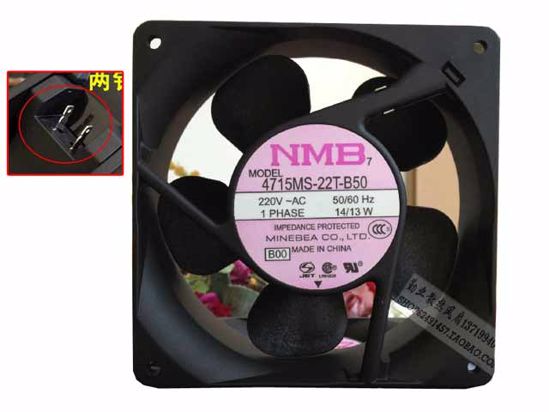 Details about   NMB-MAT 4715MS-22T-B50 FAN AC 220V 14/13W USED 