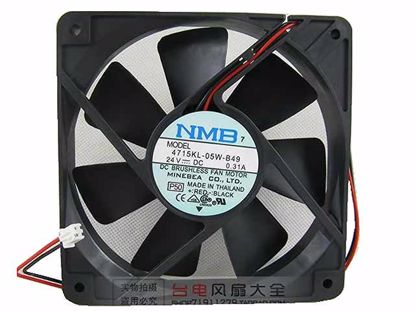 Minebea Motor 24V DC .8A Lucent New NMB-MAT 6820PL-05W-B49 Round DC Axial Fan 