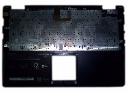 Picture of Sony Vaio VPCX Series Mainboard - Palm Rest with US KB, w/o TP, Black