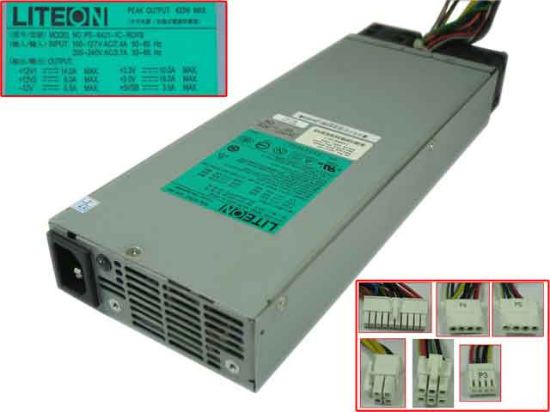 HP ProLiant DL320 G5 Server - Power Supply PS-6421-1C-ROHS, 432171-001,  432932-001