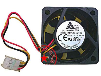 huayu for Delta EFB0412MA 4010 12V 0.09A 4CM Dual Ball Cooling Fan 