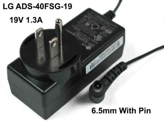 Adaptateur Secteur Alimentation Chargeur 19V pour Remplacement LG ADS-40FSG-19 19025GPG-1 puissance du câble dalimentation 