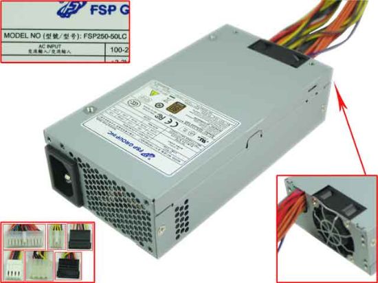 Power Supply #Q5546 ZX 1U 1PCS USED FSP250-50LC 