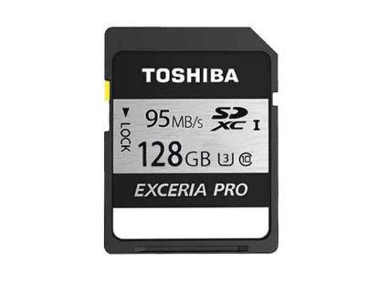 Toshiba EXCERIA 128GB 48MB/S SD XC I R48 MEMORY CARD THN-N301R1280J4 UHS CLASS10 